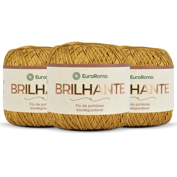 brilho ouro 3 unidades